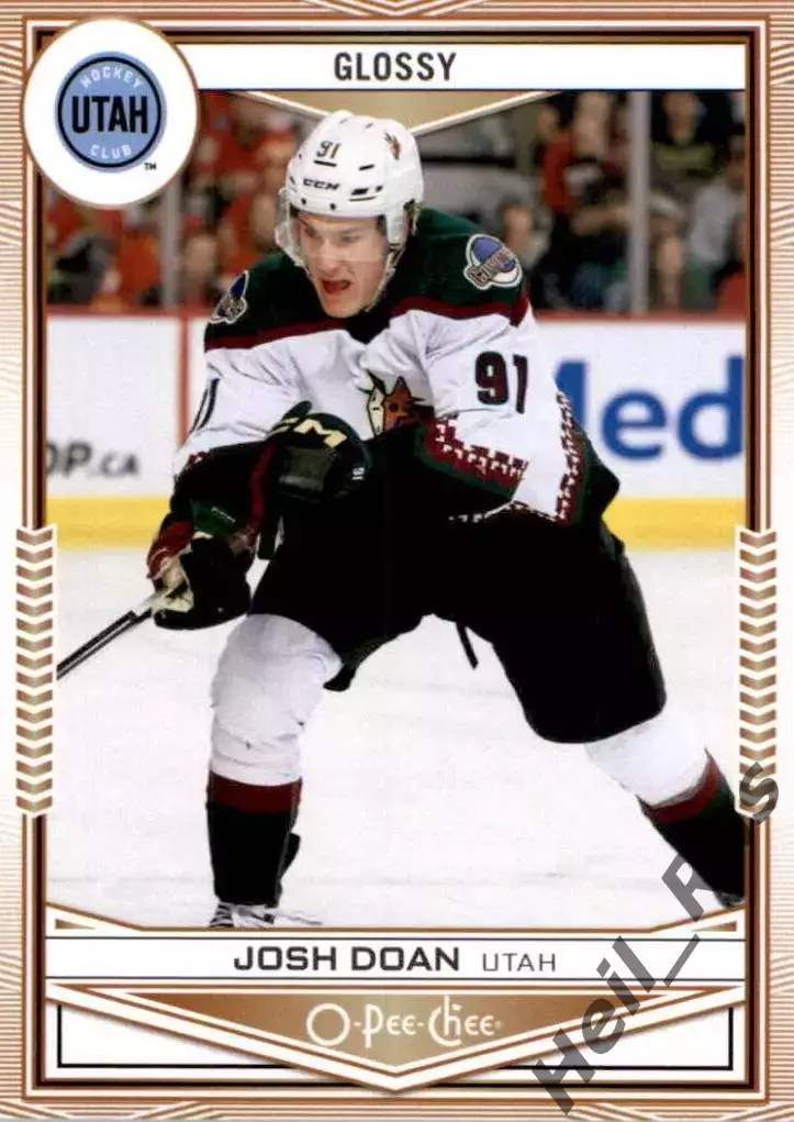 Карточка Josh Doan/Джош Доун (Arizona Coyotes/Аризона Койотис, Utah/Юта) NHL/НХЛ