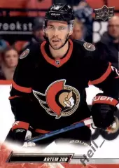 Хоккей. Карточка Артем Зуб Ottawa Senators/Оттава Сенаторз, СКА/Амур НХЛ/NHL/КХЛ