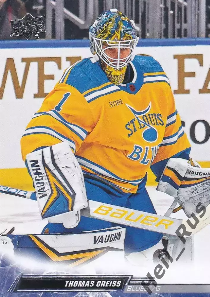 Хоккей Карточка Thomas Greiss/Томас Грайсс St Louis Blues/Сент-Луис Блюз НХЛ/NHL