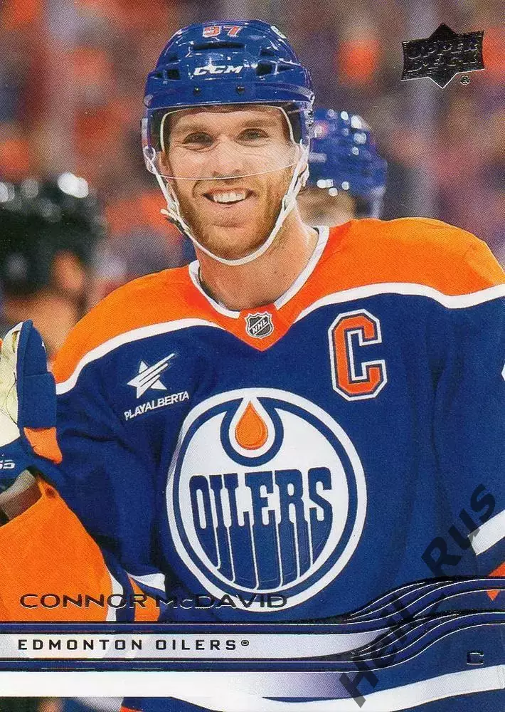 Карточка Connor McDavid/Коннор Макдэвид Edmonton Oilers/Эдмонтон Ойлерз; НХЛ-NHL