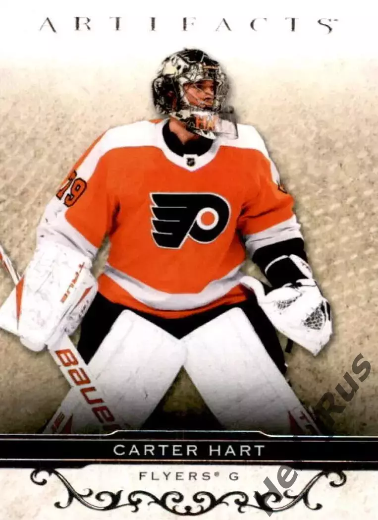 Карточка Carter Hart/Картер Харт Philadelphia Flyers/Филадельфия Флайерз NHL НХЛ