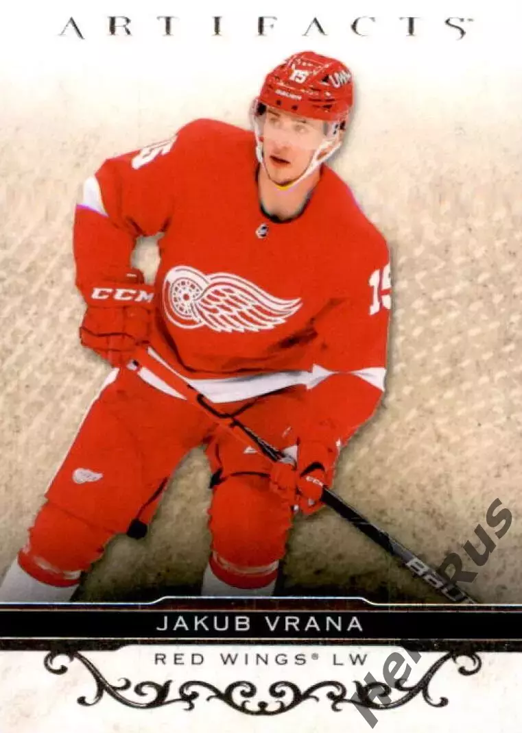 Карточка Jakub Vrana/Якуб Врана (Detroit Red Wings/Детройт Ред Уингз) НХЛ/NHL