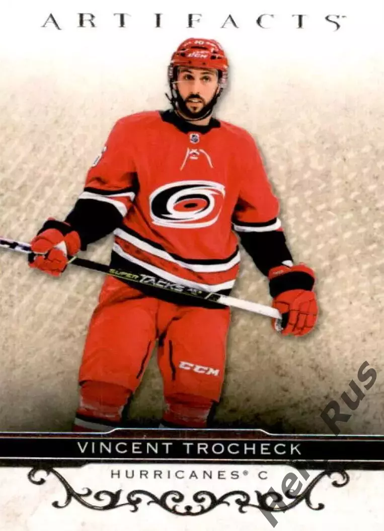 Карточка Trocheck/Винсент Трочек Carolina Hurricanes/Каролина Харрикейнз НХЛ/NHL