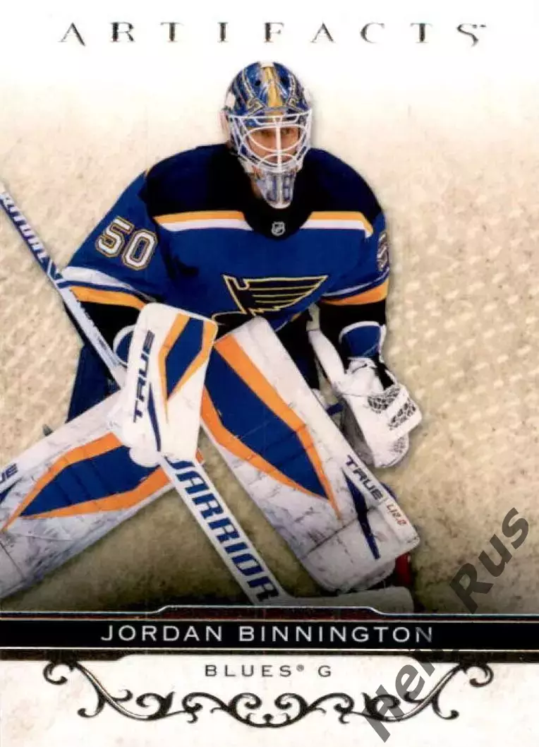Карточка Binnington/Джордан Биннингтон (St. Louis Blues/Сент-Луис Блюз) NHL/НХЛ