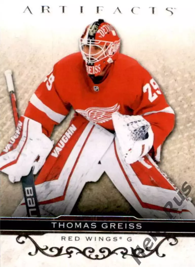 Карточка Thomas Greiss/Томас Грайсс Detroit Red Wings/Детройт Ред Уингз НХЛ/NHL