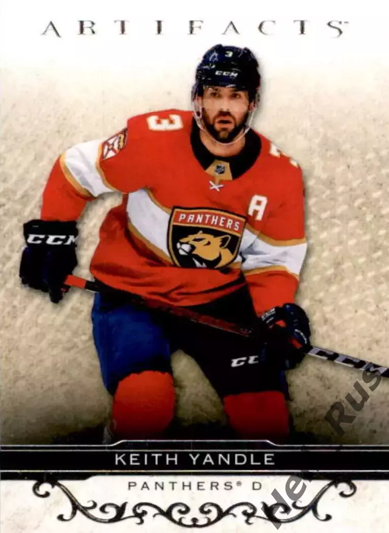 Хоккей; Карточка Keith Yandle/Кит Яндл Florida Panthers/Флорида Пантерз НХЛ/NHL