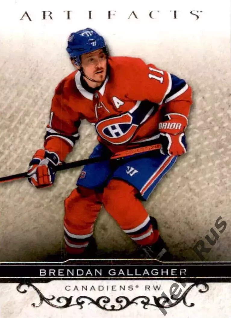 Карточка Brendan Gallagher/Брендан Галлахер Montreal Canadiens/Монреаль NHL/НХЛ