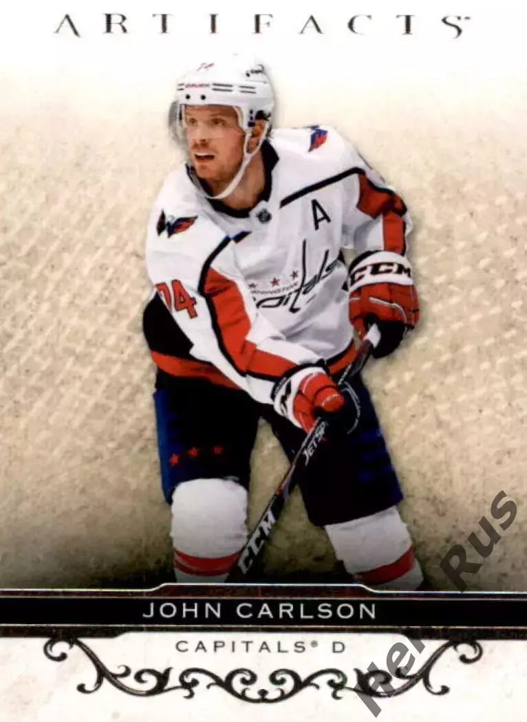 Хоккей; Карточка John Carlson/Джон Карлсон Washington Capitals/Вашингтон НХЛ-NHL