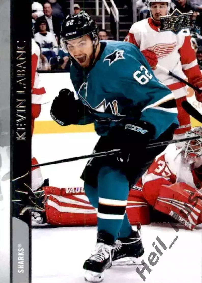 Хоккей Карточка Кевин Лабанк San Jose Sharks/Сан-Хосе Шаркс, Драконы НХЛ/NHL КХЛ