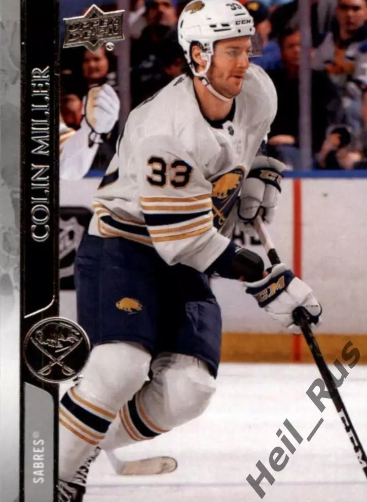 Хоккей. Карточка Colin Miller/Колин Миллер Buffalo Sabres/Баффало Сейбрз НХЛ/NHL