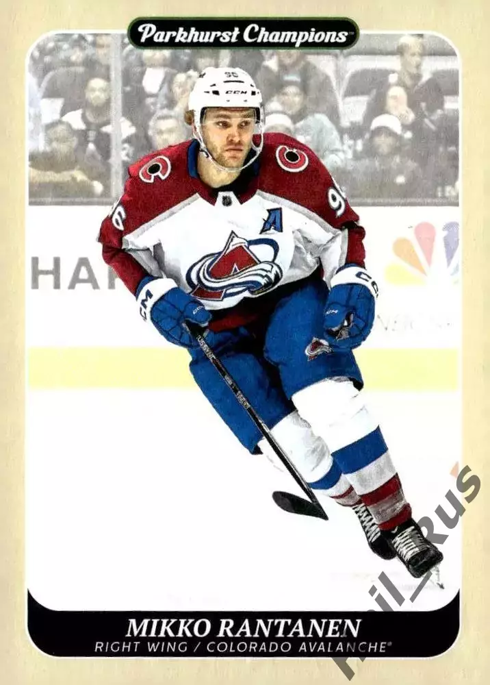 Карточка Rantanen/Микко Рантанен (Colorado Avalanche / Колорадо Эвеланш) NHL/НХЛ