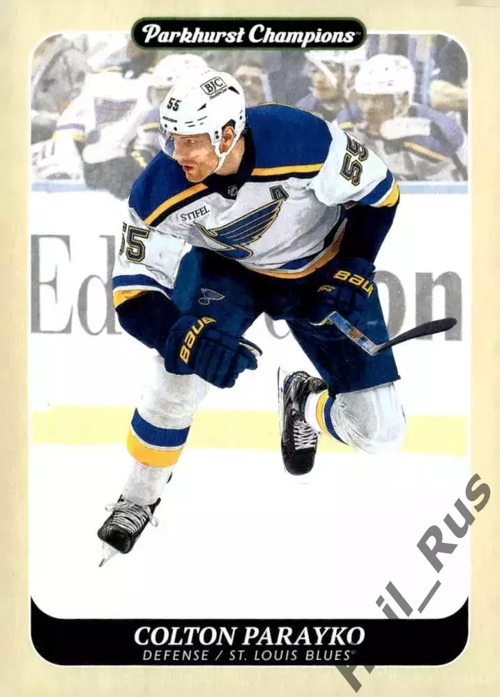 Карточка Colton Parayko/Колтон Парайко (St. Louis Blues/Сент-Луис Блюз) НХЛ-NHL