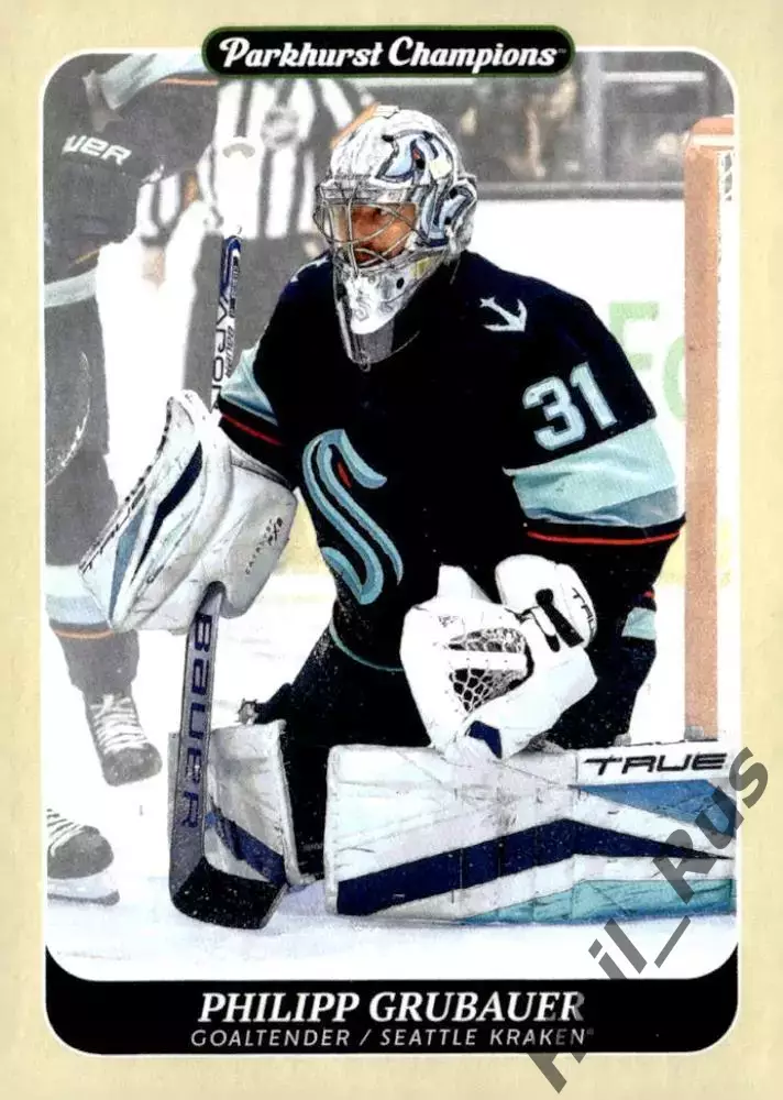 Карточка Philipp Grubauer/Филипп Грубауэр (Seattle Kraken/Сиэтл Кракен) NHL НХЛ