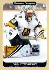 Хоккей; Карточка Logan Thompson/Логан Томпсон Vegas Golden Knights/Вегас НХЛ/NHL