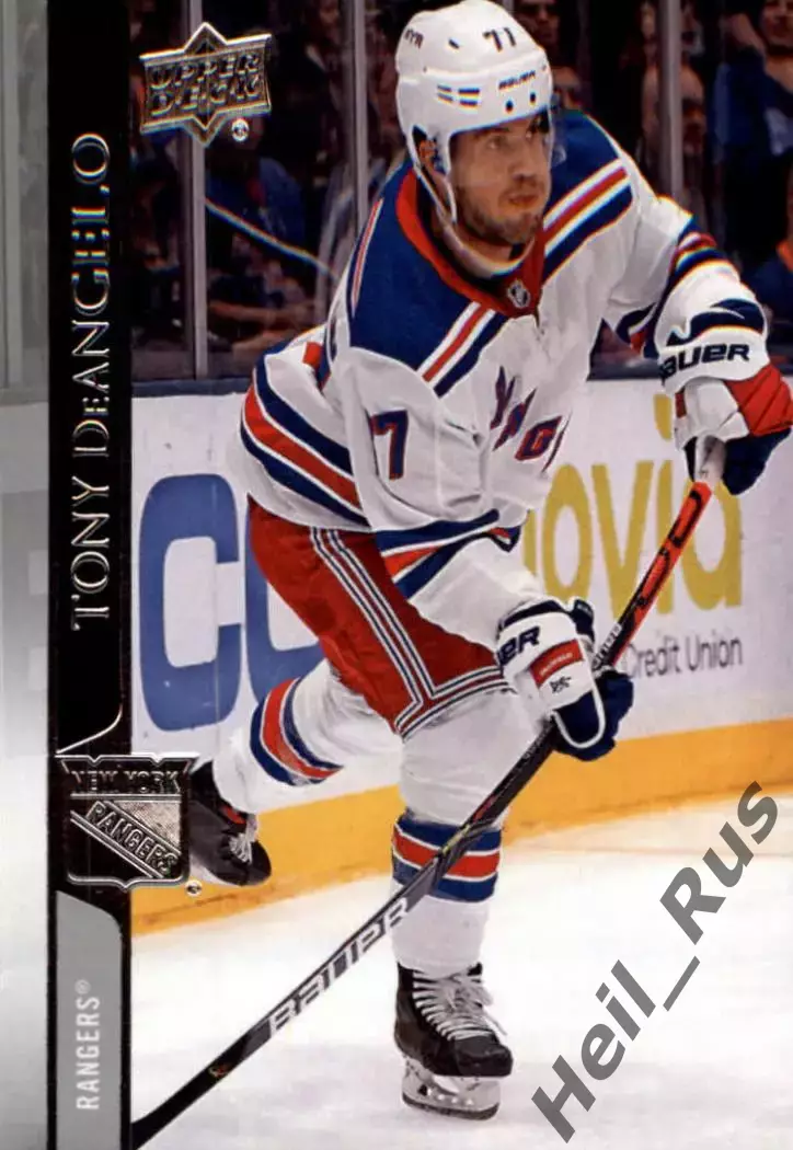 Карточка DeAngelo/Тони Деанджело New York Rangers/Нью-Йорк Рейнджерс/СКА НХЛ/КХЛ