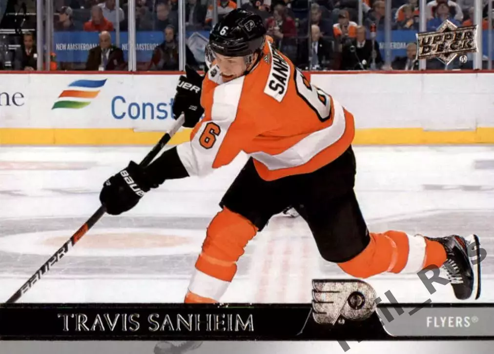 Карточка Sanheim/Трэвис Сэнхайм Philadelphia Flyers/Филадельфия Флайерз НХЛ/NHL