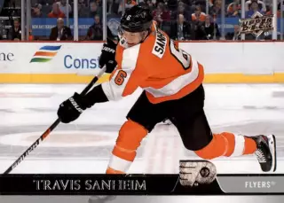 Карточка Sanheim/Трэвис Сэнхайм Philadelphia Flyers/Филадельфия Флайерз НХЛ/NHL