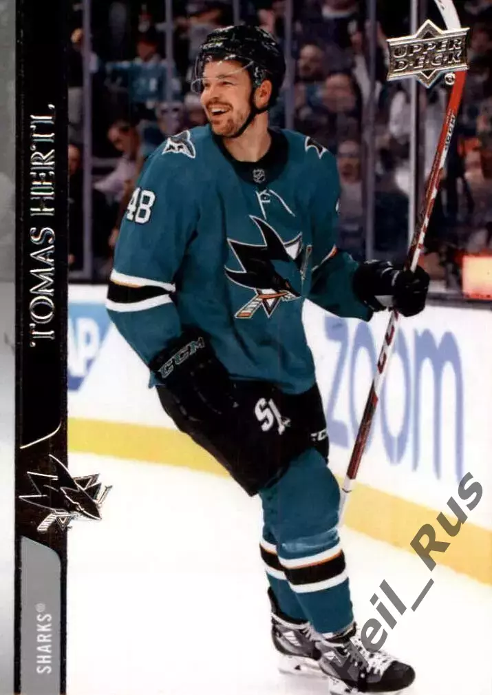 Хоккей Карточка Tomas Hertl/Томаш Гертл (San Jose Sharks/Сан-Хосе Шаркс) НХЛ-NHL