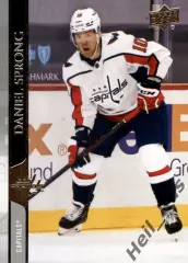Хоккей. Карточка Даниэль Спронг Вашингтон Кэпиталз/Автомобилист/ЦСКА НХЛ/NHL/КХЛ