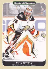 Хоккей. Карточка John Gibson/Джон Гибсон (Anaheim Ducks/Анахайм Дакс) НХЛ / NHL
