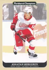 Карточка Jonatan Berggren/Юнатан Берггрен (Detroit Red Wings/Детройт) НХЛ/NHL