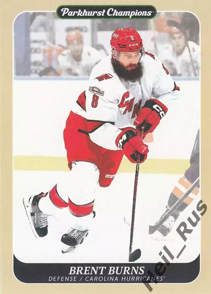 Карточка Brent Burns/Брент Бернс Carolina Hurricanes/Каролина Харрикейнз НХЛ-NHL