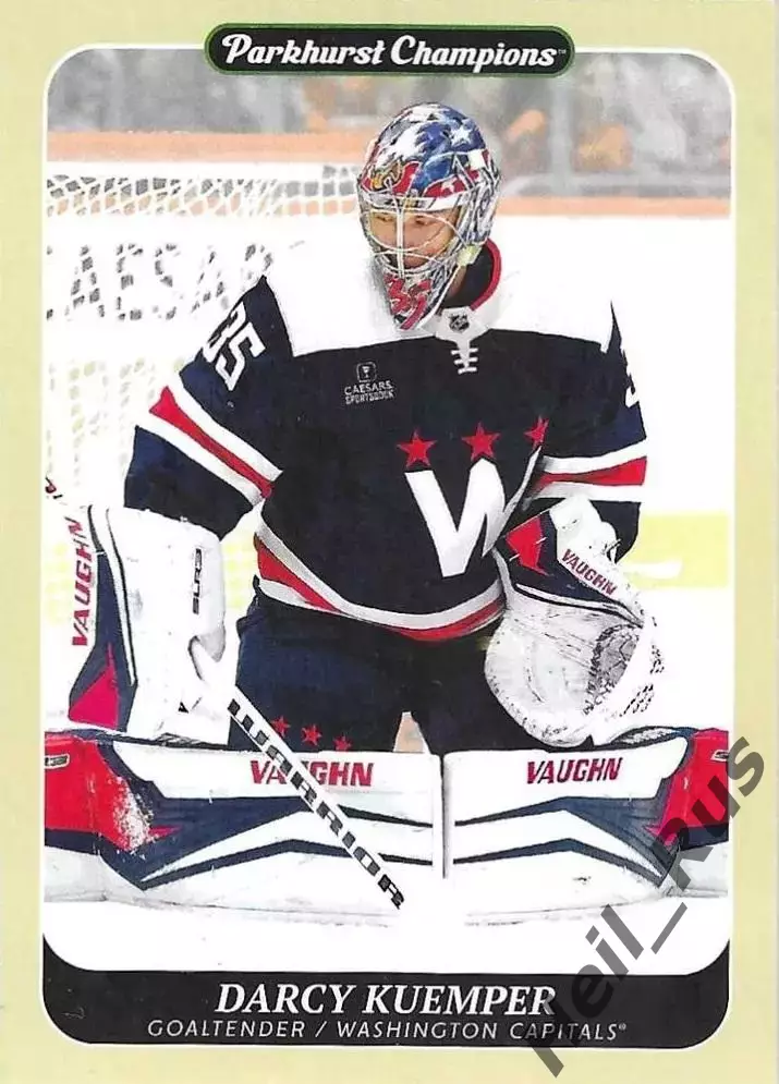 Карточка D. Kuemper/Дарси Кемпер Washington Capitals/Вашингтон Кэпиталз НХЛ/NHL