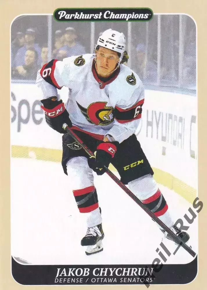 Карточка Jakob Chychrun/Джейкоб Чикран (Ottawa Senators/Оттава Сенаторз) НХЛ/NHL