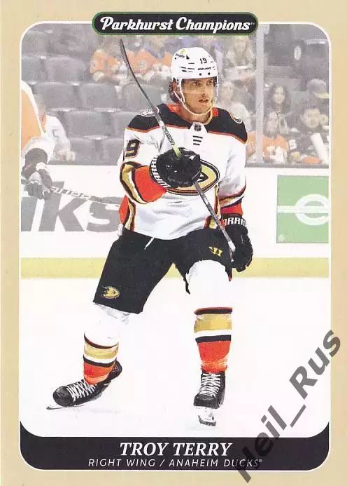 Хоккей Карточка Troy Terry/Трой Терри Anaheim Ducks/Анахайм Дакс НХЛ/NHL 2023/24