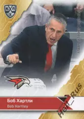 Хоккей. Карточка тренер Боб Хартли (Авангард Омск) КХЛ/KHL сезон 2018/19 SeReal