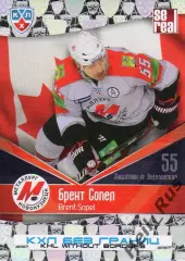 Карточка Брент Сопел (Металлург Новокузнецк/Канада) КХЛ/KHL сезон 2011/12 SeReal