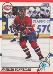 Карточка Mathieu Schneider/Мэтью Шнайдер (Montreal Canadiens/Монреаль) НХЛ/NHL