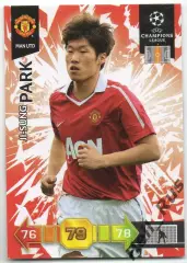 Футбол Карточка Ji-Sung Park/Пак Чи Сон Манчестер Юнайтед Лига Чемпионов 2010-11