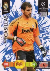 Футбол Карточка Iker Casillas/Икер Касильяс (Реал Мадрид) Лига Чемпионов 2010-11