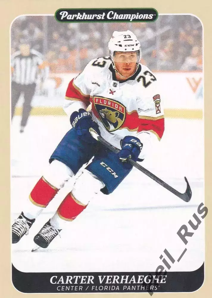 Карточка C. Verhaeghe/Картер Верхэге (Florida Panthers/Флорида Пантерз) НХЛ/NHL