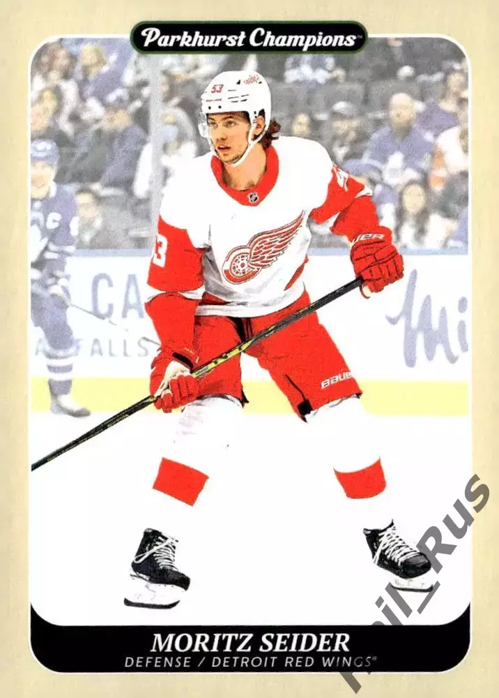Карточка Moritz Seider/Мориц Зайдер Detroit Red Wings/Детройт Ред Уингз; NHL/НХЛ