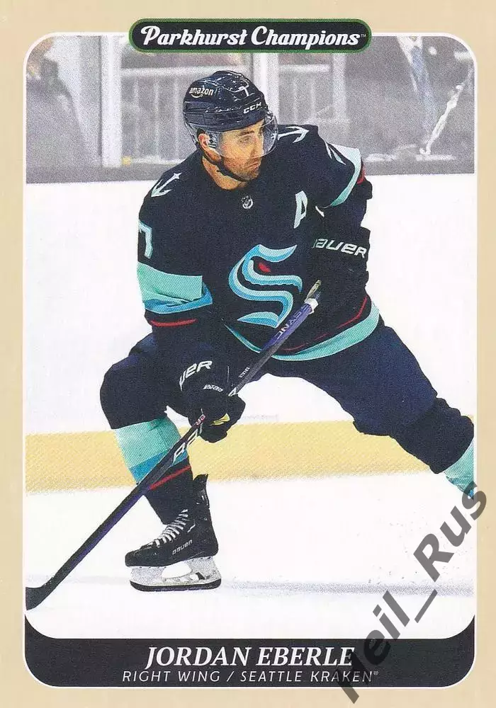 Хоккей Карточка Jordan Eberle/Джордан Эберле Seattle Kraken/Сиэтл Кракен НХЛ-NHL
