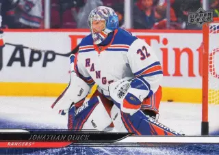 Хоккей. Карточка Quick/Джонатан Куик New York Rangers/Нью Йорк Рейнджерс NHL/НХЛ