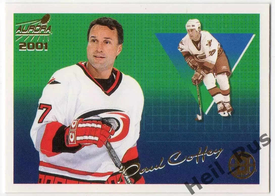 Хоккей. Карточка Paul Coffey/Пол Коффи Каролина Харрикейнз/Бостон Брюинз НХЛ/NHL