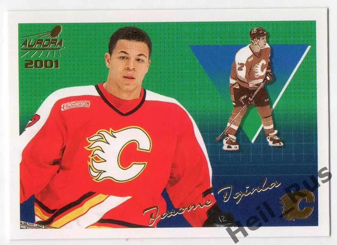 Карточка Jarome Iginla / Джером Игинла (Calgary Flames/Калгари Флэймз) НХЛ/NHL