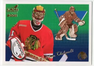 Карточка Jocelyn Thibault/Жослен Тибо Chicago Blackhawks/Чикаго Блэкхокс НХЛ/NHL