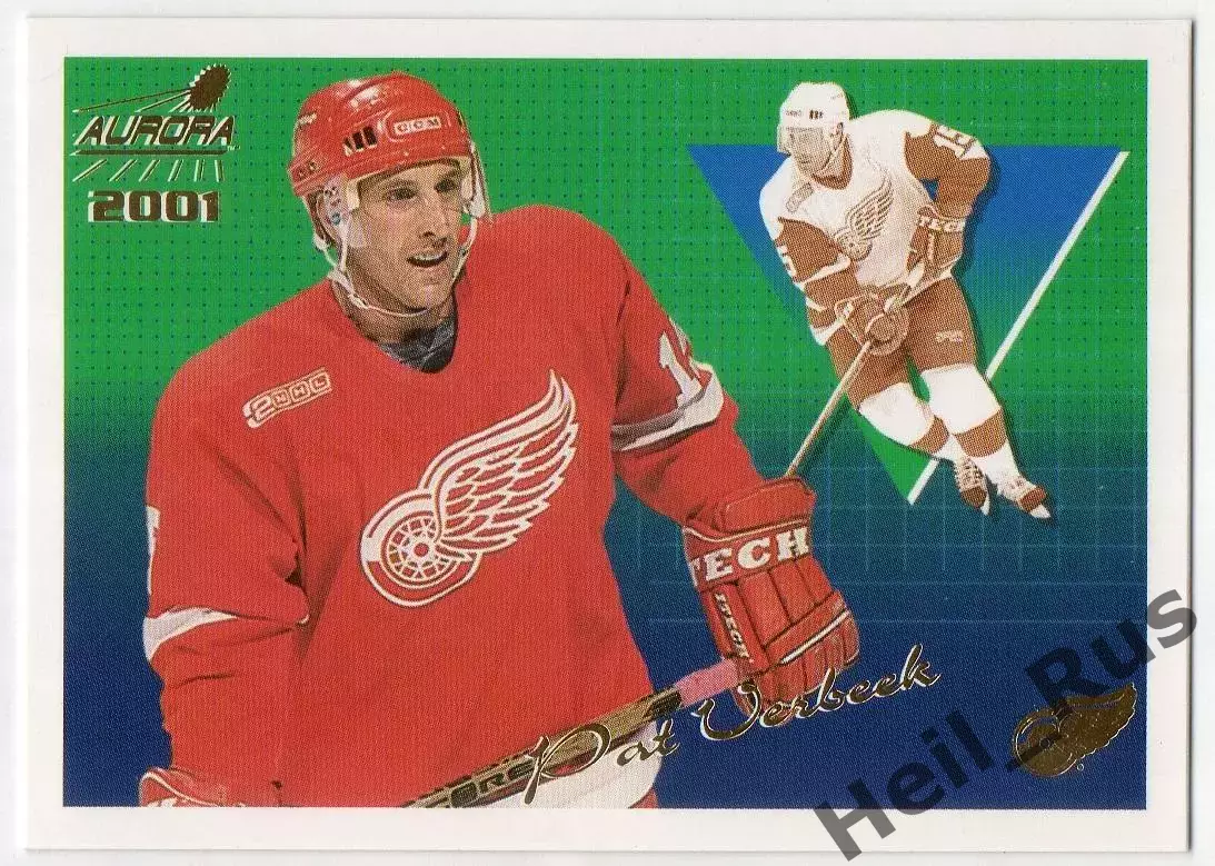 Карточка Pat Verbeek/Пэт Вербик (Detroit Red Wings/Детройт Ред Уингз) НХЛ/NHL