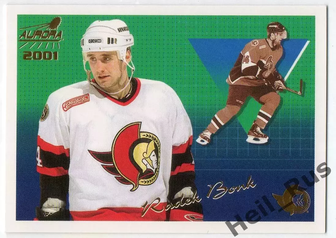 Карточка Радек Бонк Ottawa Senators/Оттава Сенаторз, Локомотив Ярославль НХЛ/КХЛ