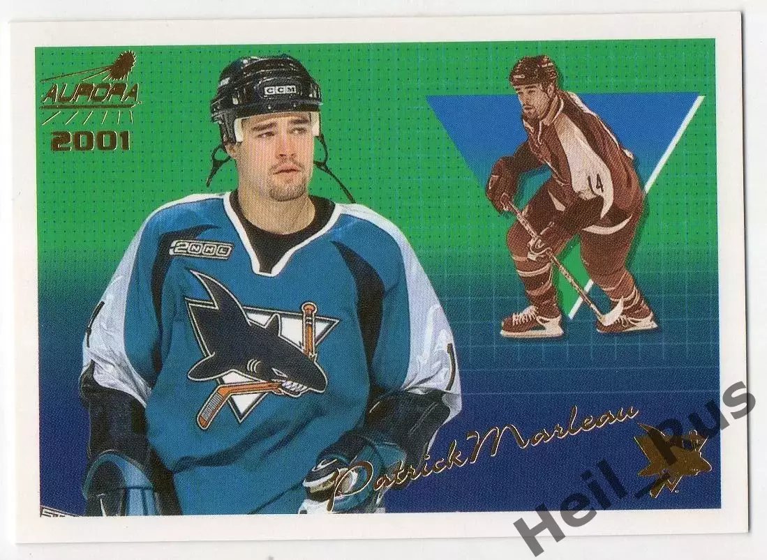 Карточка Patrick Marleau/Патрик Марло (San Jose Sharks/Сан-Хосе Шаркс) НХЛ / NHL