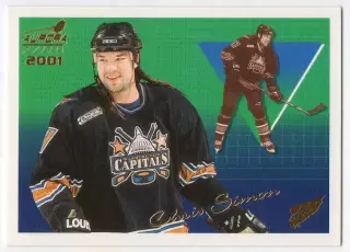 Карточка Крис Саймон (Вашингтон Кэпиталз/Витязь/Металлург/Динамо Москва) НХЛ/КХЛ