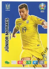 Футбол Карточка Жуниор Мораес Украина, Динамо Киев, Шахтер Донецк Euro/Евро 2020