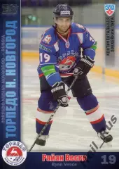 Хоккей Карточка Райан Веске Торпедо Нижний Новгород КХЛ/KHL сезон 2010/11 SeReal