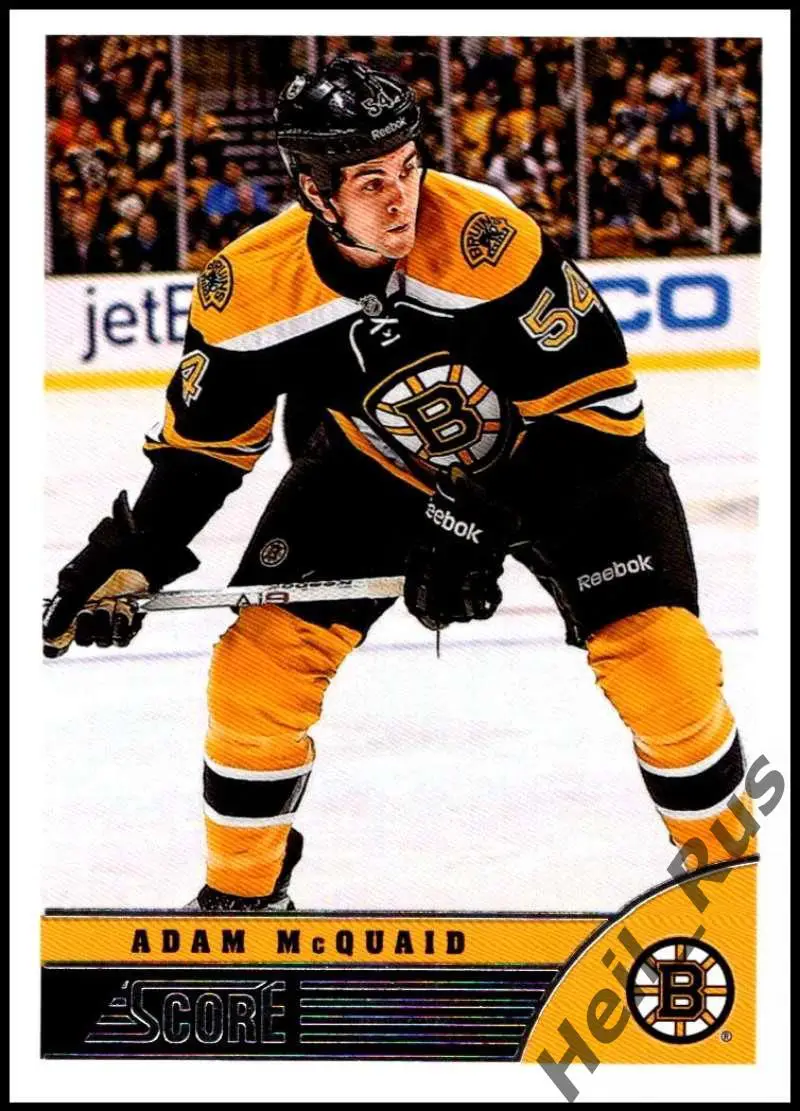 Хоккей Карточка Adam McQuaid/Адам Маккуэйд (Boston Bruins/Бостон Брюинз) НХЛ/NHL