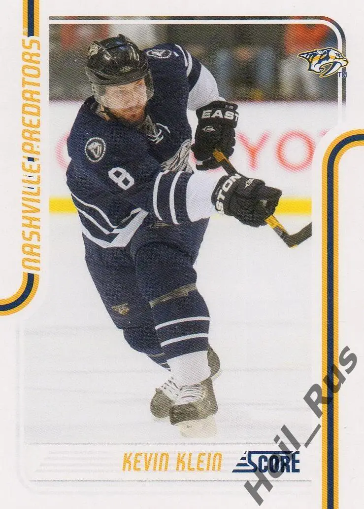 Хоккей. Карточка Kevin Klein/Кевин Клайн (Nashville Predators/Нэшвилл) НХЛ/NHL