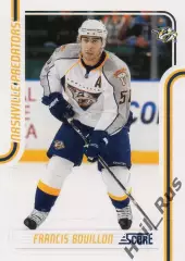 Карточка Francis Bouillon/Франсис Буйон (Nashville Predators/Нэшвилл) НХЛ/NHL